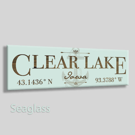 FP0827 - Clear Lake, Iowa Engraved Stick (Standard)
