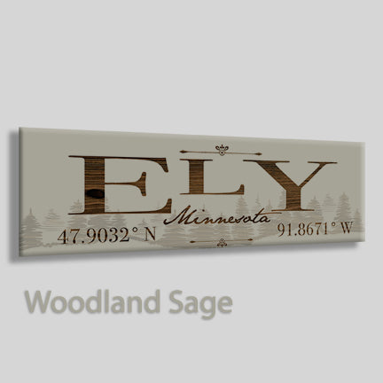 FP0932 - Ely, Minnesota Engraved Stick (Standard)