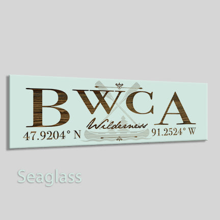 FP0932 - BWCA Wilderness, Minnesota Engraved Stick (Standard)