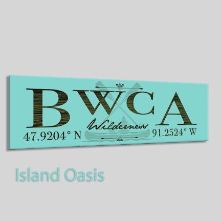 FP0932 - BWCA Wilderness, Minnesota Engraved Stick (Standard)