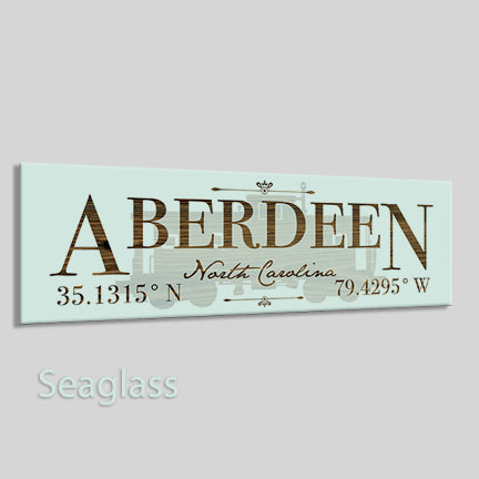 FP1449 - Aberdeen, North Carolina Engraved Stick (Standard)