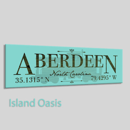 FP1449 - Aberdeen, North Carolina Engraved Stick (Standard)