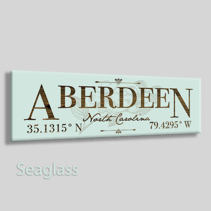 FP1449 - Aberdeen, North Carolina Engraved Stick (Standard)