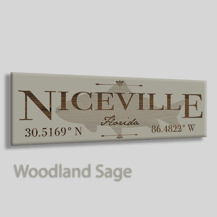 FP0772 - Niceville, Florida Engraved Stick (Standard)