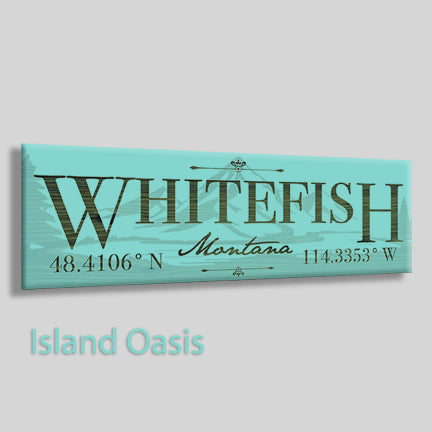 FP0974 - Whitefish, Montana Engraved Stick (Standard)