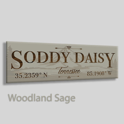 FP1860 - Soddy Daisy, Tennessee Engraved Stick (Bronze)