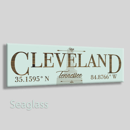FP1860 - Cleveland, Tennessee Engraved Stick (Bronze)