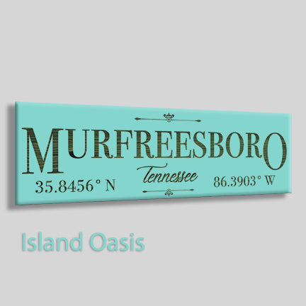 FP1860 - Murfreesboro, Tennessee Engraved Stick (Bronze)