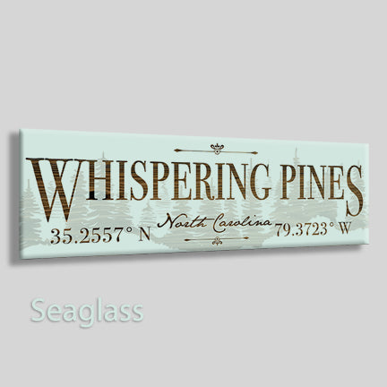 FP1449 - Whispering Pines, North Carolina Engraved Stick (Standard)