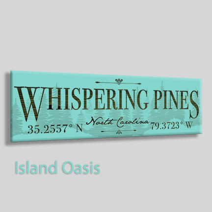 FP1449 - Whispering Pines, North Carolina Engraved Stick (Standard)