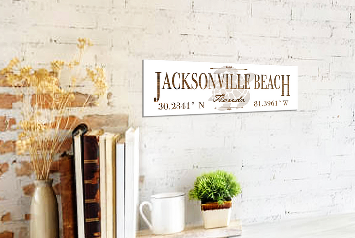 FP1717 - Jacksonville Beach, FL Engraved Stick (Silver)