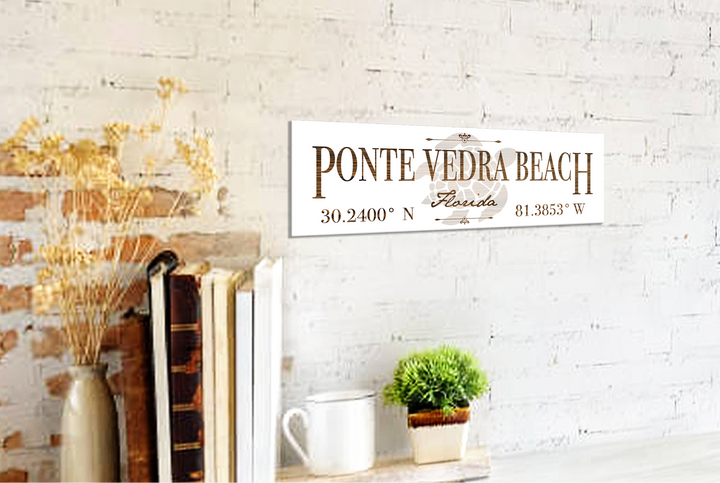 FP1717 - Ponte Vedra Beach, FL Engraved Stick (Silver)