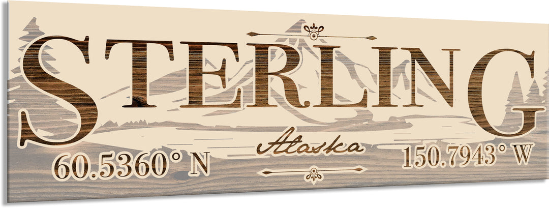 FP0022 - Sterling, AK Engraved Stick (Bronze)