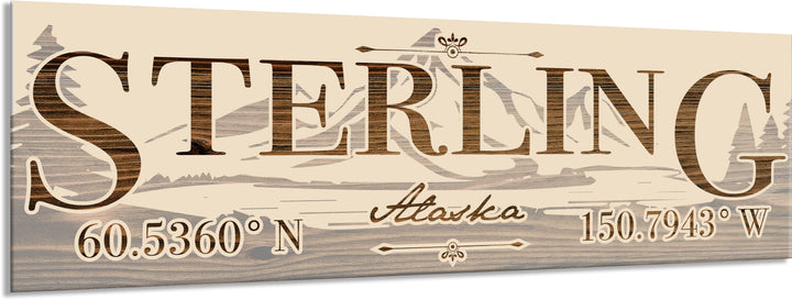 FP0022 - Sterling, AK Engraved Stick (Bronze)