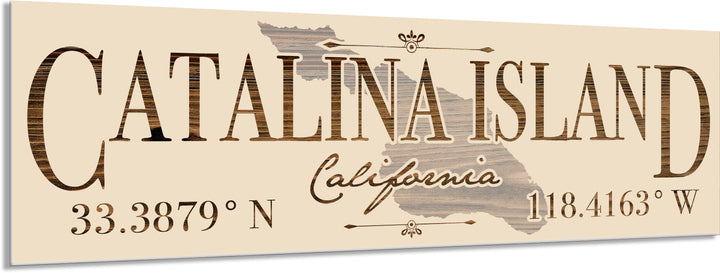 FP1654 - Catalina Island, CA Island Engraved Stick (Standard)