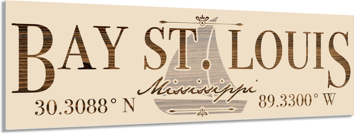 FP1234 - Bay St. Louis, MS Engraved Stick (Standard)