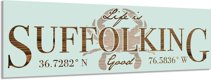 FP0528 - Life is Suffolking Good Engraved Stick (Standard)