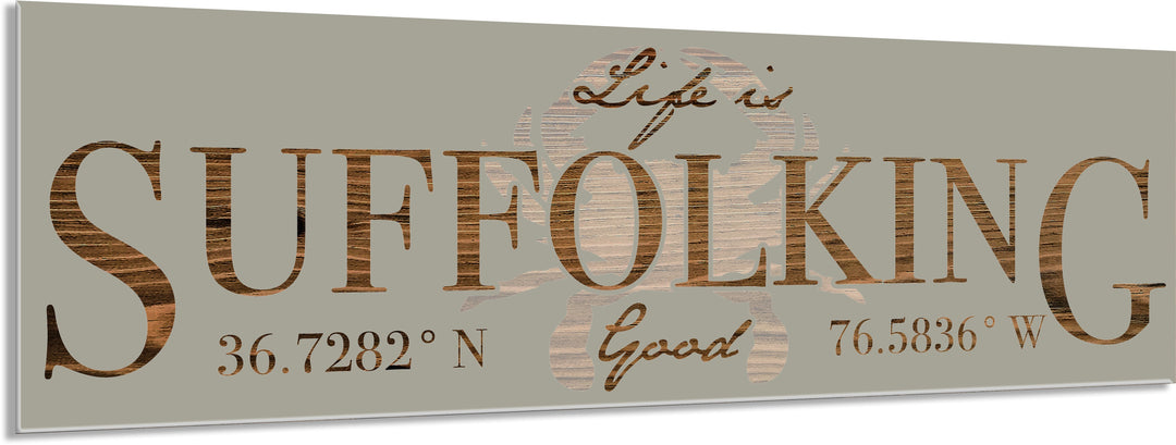 FP0528 - Life is Suffolking Good Engraved Stick (Standard)