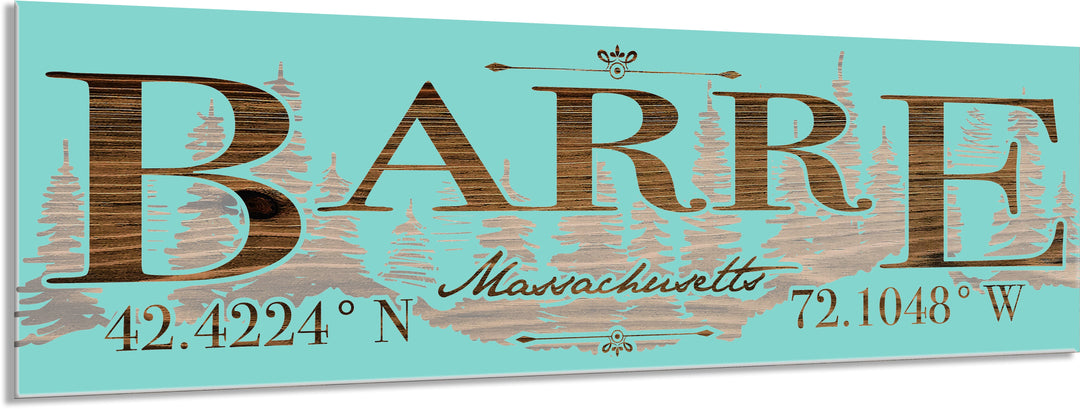 FP0805 - Barre, MA Engraved Stick (Standard)