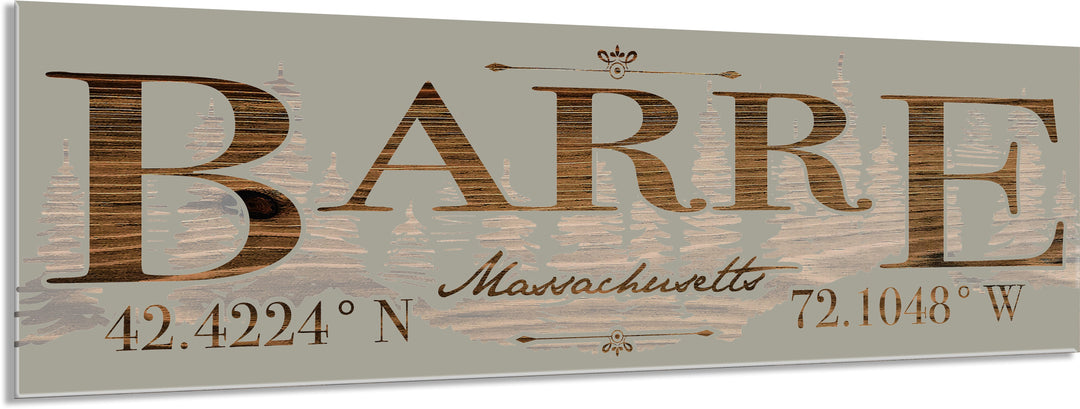 FP0805 - Barre, MA Engraved Stick (Standard)