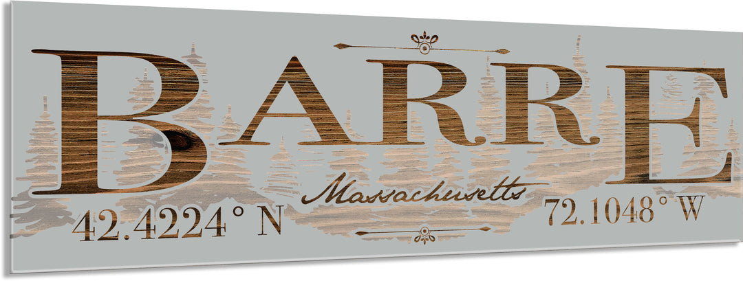 FP0805 - Barre, MA Engraved Stick (Standard)