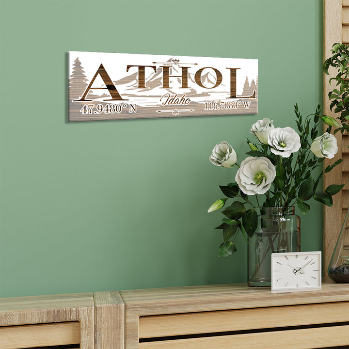 FP1191 - Athol, ID Engraved Stick (Standard)