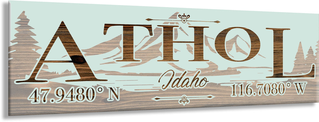 FP1191 - Athol, ID Engraved Stick (Standard)