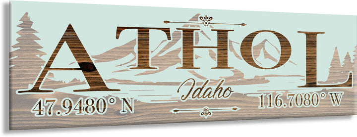 FP1191 - Athol, ID Engraved Stick (Standard)