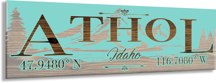 FP1191 - Athol, ID Engraved Stick (Standard)