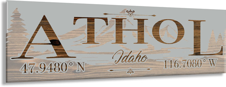 FP1191 - Athol, ID Engraved Stick (Standard)