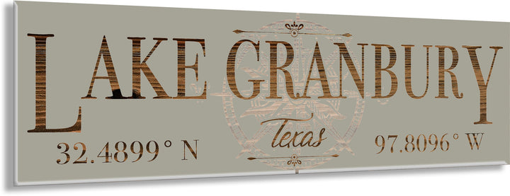 FP0701 - Lake Granbury, TX Engraved Stick (Standard)