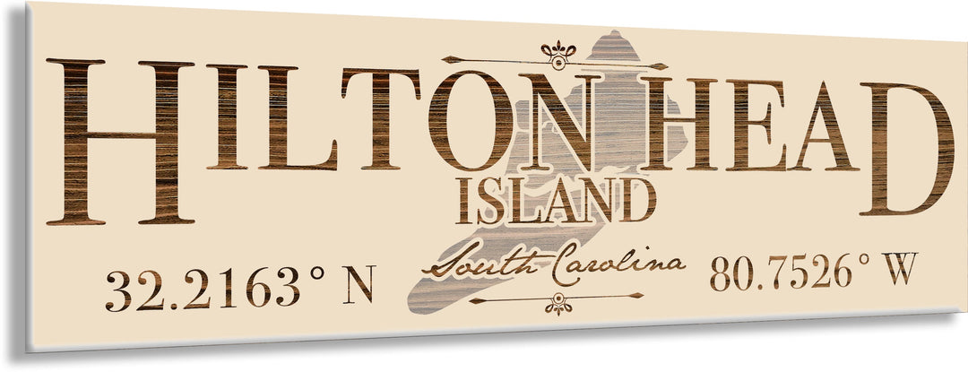 Hilton Head Island, SC Engraved Stick