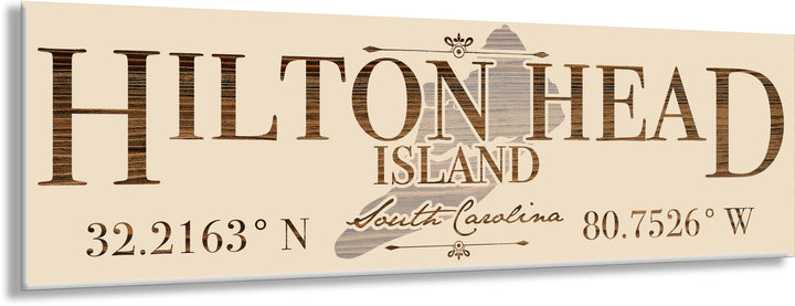 Hilton Head Island, SC Engraved Stick