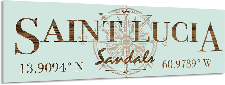 FP0699 - Saint Lucia Engraved Stick (Bronze)