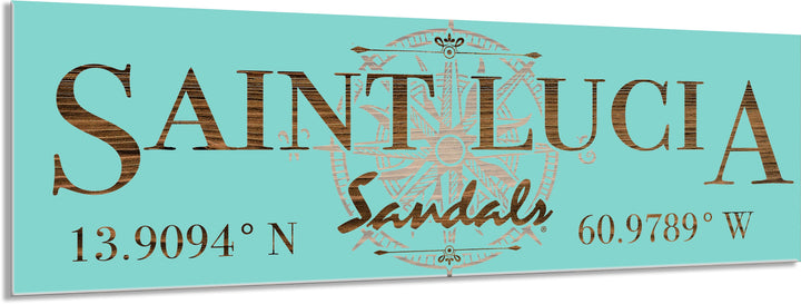 FP0699 - Saint Lucia Engraved Stick (Bronze)