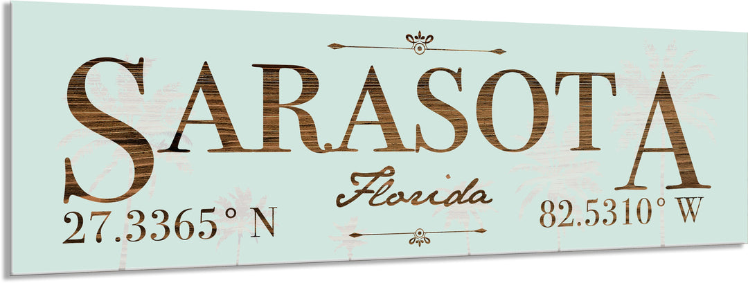 FP0596 - Sarasota, FL Engraved Stick (Standard)