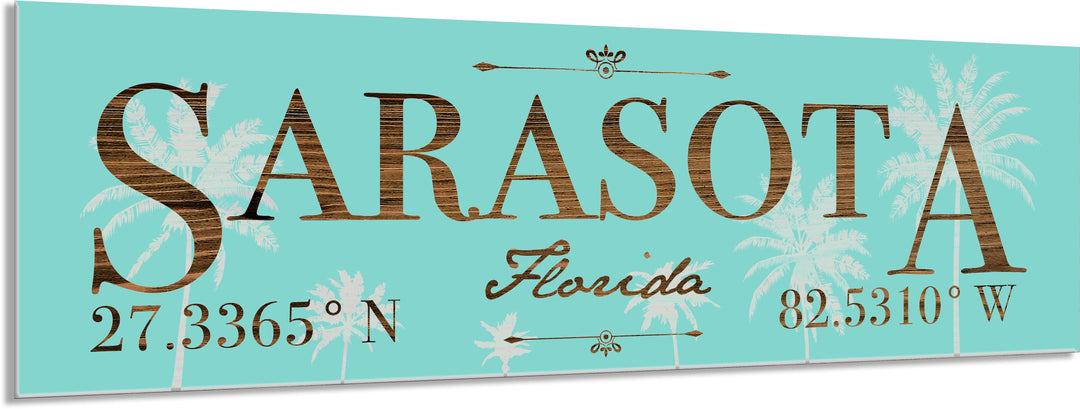 FP0596 - Sarasota, FL Engraved Stick (Standard)