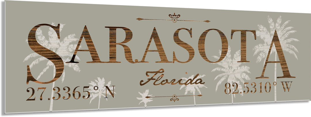 FP0596 - Sarasota, FL Engraved Stick (Standard)