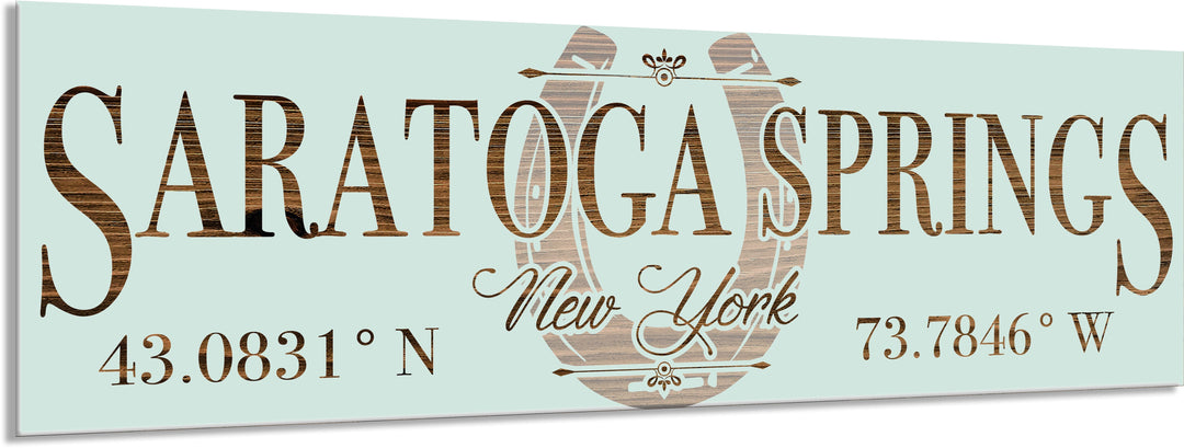 FP0720 - Saratoga Springs, NY Engraved Stick (Standard)