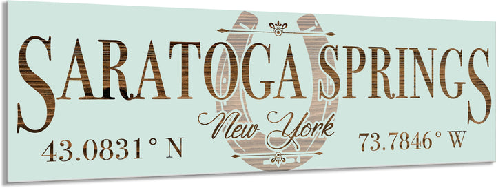 FP0720 - Saratoga Springs, NY Engraved Stick (Standard)