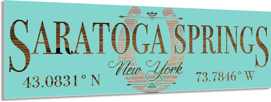 FP0720 - Saratoga Springs, NY Engraved Stick (Standard)