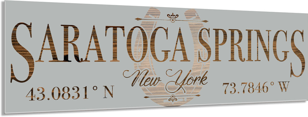 FP0720 - Saratoga Springs, NY Engraved Stick (Standard)