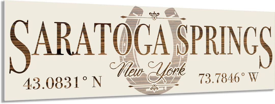 FP0720 - Saratoga Springs, NY Engraved Stick (Standard)