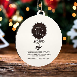 Scorpio Zodiac Ornament