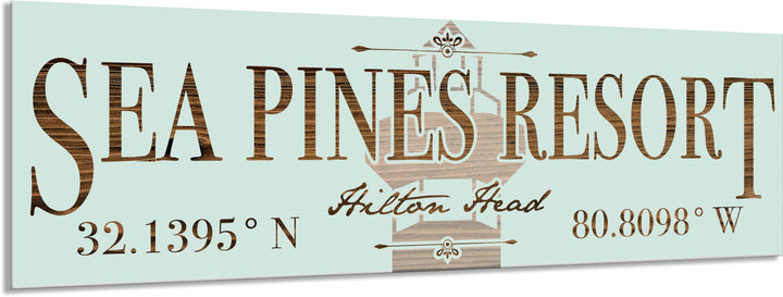 FP1291 - Sea Pines, South Carolina Engraved Stick (Standard)