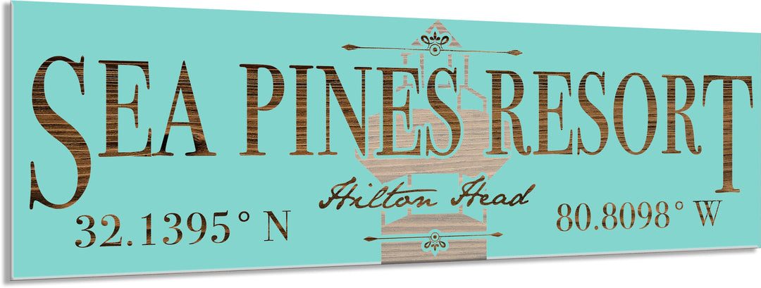 FP1291 - Sea Pines, South Carolina Engraved Stick (Standard)