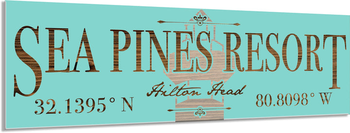 FP1291 - Sea Pines, South Carolina Engraved Stick (Standard)