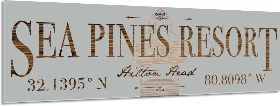 FP1291 - Sea Pines, South Carolina Engraved Stick (Standard)