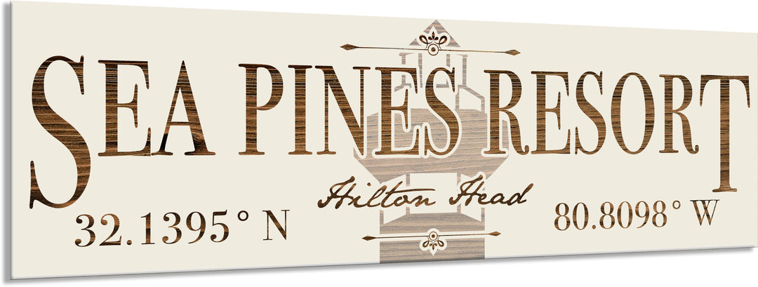 FP1291 - Sea Pines, South Carolina Engraved Stick (Standard)