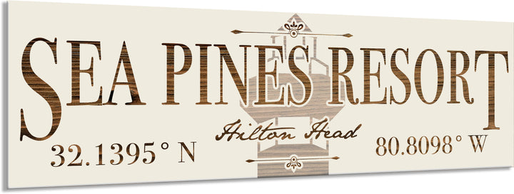 FP1291 - Sea Pines, South Carolina Engraved Stick (Standard)